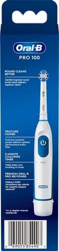 Oral-B Pro-Health Clinical Battery Power Electric Toothbrush, 1 Count (Pack of 1) (Colors May Vary)