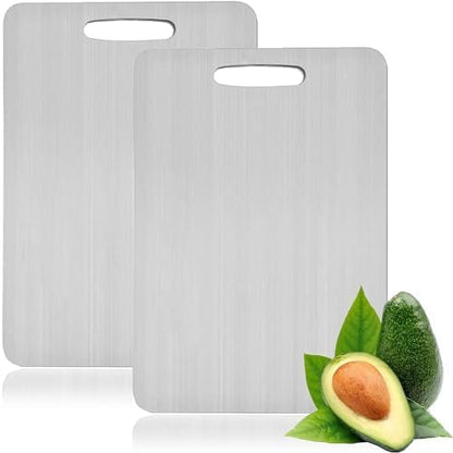 Cutting Board, 2024 NEW Stainless Steel Chopping Board, 100% Pure Titanium Cutting Boards for Kitchen - Cutting Edge Hygiene & Durability (16 * 12 in,1pcs)