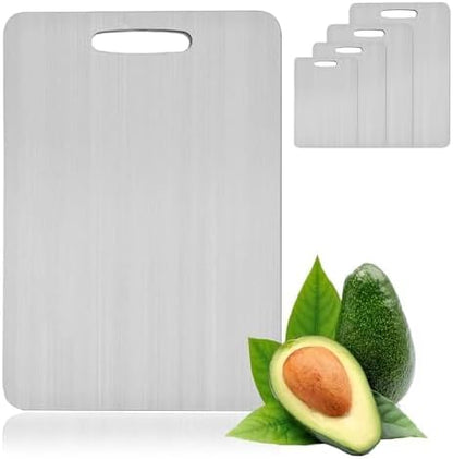 Cutting Board, 2024 NEW Stainless Steel Chopping Board, 100% Pure Titanium Cutting Boards for Kitchen - Cutting Edge Hygiene & Durability (16 * 12 in,1pcs)