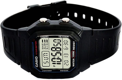 Casio W800HG Series | Men’s Digital Watch | 100 Meter Water Resistance | Multi Function Alarm | 100 SEC Stopwatch | Auto Calendar | Countdown Timer | LED Light | Dual Time| 10 Year Battery