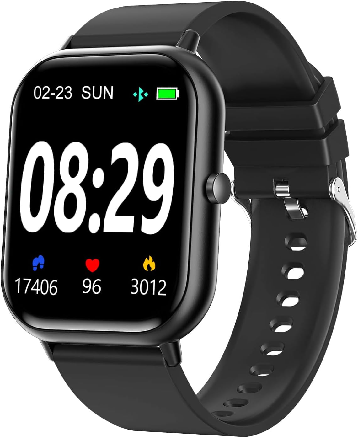 Smart Watch for Men/Women Fitness Tracker SmartWatch for Android/iOS Phones 1.83" Full Touch Screen with Heart Rate/Sleep Monitor, AI Control, Step Counter, IP68 Waterproof Smart Watches