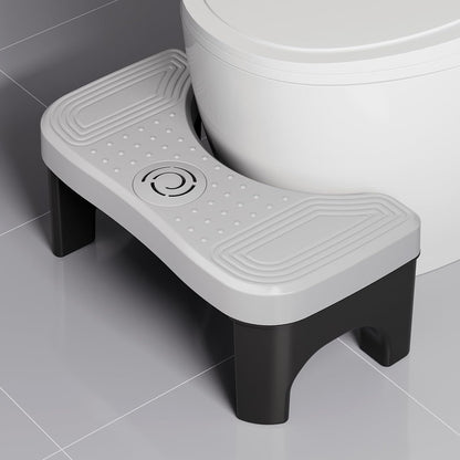 Toilet Stool Squat Adult, 7 Inch Poop Stool Adult, Non-Slip Potty Stool for Adults, Squatting Toilet Stool for Pooping, Pooping Stool for Bathroom, Toilet Step Stool for Kids, Toilet Foot Stool