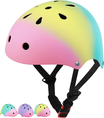 Kids Bike Helmet Toddler Helmets for 3-5-8-14 Years Kids Girls Boys Youth Bicycle Helmet for Scooter Balance Bike Roller Skating Skateboard Helmet