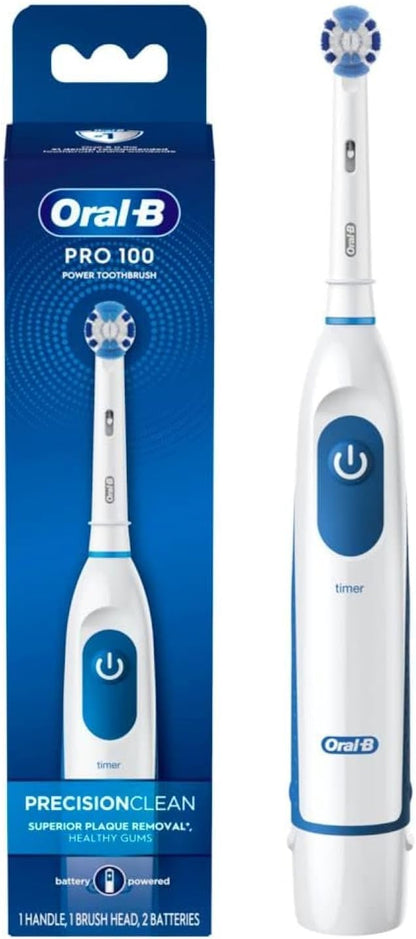 Oral-B Pro-Health Clinical Battery Power Electric Toothbrush, 1 Count (Pack of 1) (Colors May Vary)