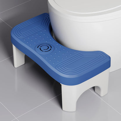 Toilet Stool Squat Adult, 7 Inch Poop Stool Adult, Non-Slip Potty Stool for Adults, Squatting Toilet Stool for Pooping, Pooping Stool for Bathroom, Toilet Step Stool for Kids, Toilet Foot Stool