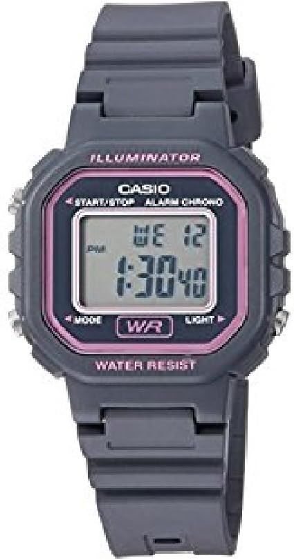 Casio LA20WH Series | Women's Digital Watch | Water Resistant | LED Light | Auto Calendar | Date Display | 1/100 SEC Stopwatch | Regular Time Keeping (HR, Min, SEC, PM, Date, Day) | 5 Yr Batt