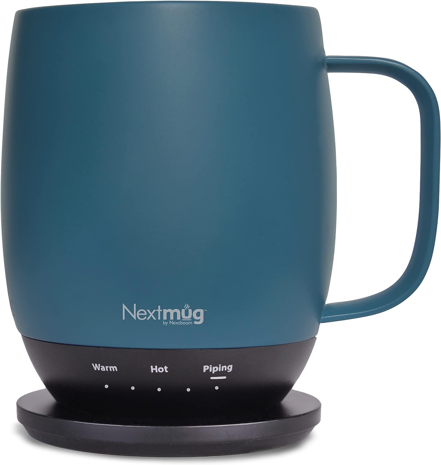 Nextmug - Temperature-Controlled, Self-Heating Coffee Mug (Burgundy - 14 oz.)