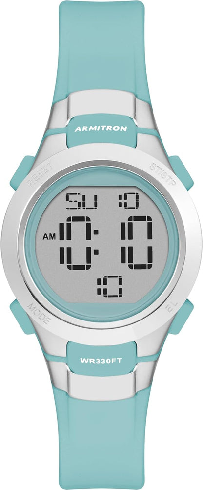 Armitron Sport Women's Digital Chronograph Resin Strap Watch, 45-7102