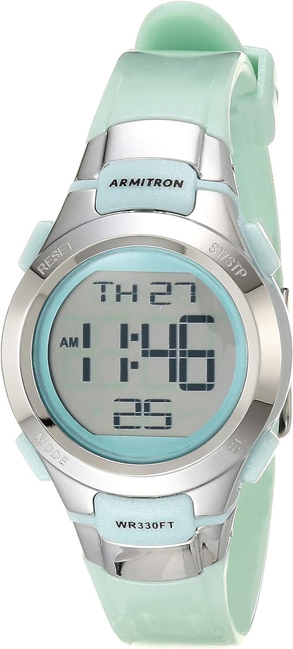 Armitron Sport Women's Digital Chronograph Resin Strap Watch, 45-7102