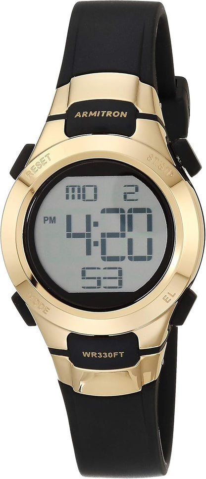 Armitron Sport Women's Digital Chronograph Resin Strap Watch, 45-7102