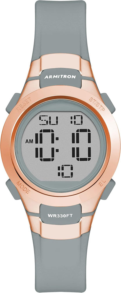 Armitron Sport Women's Digital Chronograph Resin Strap Watch, 45-7102