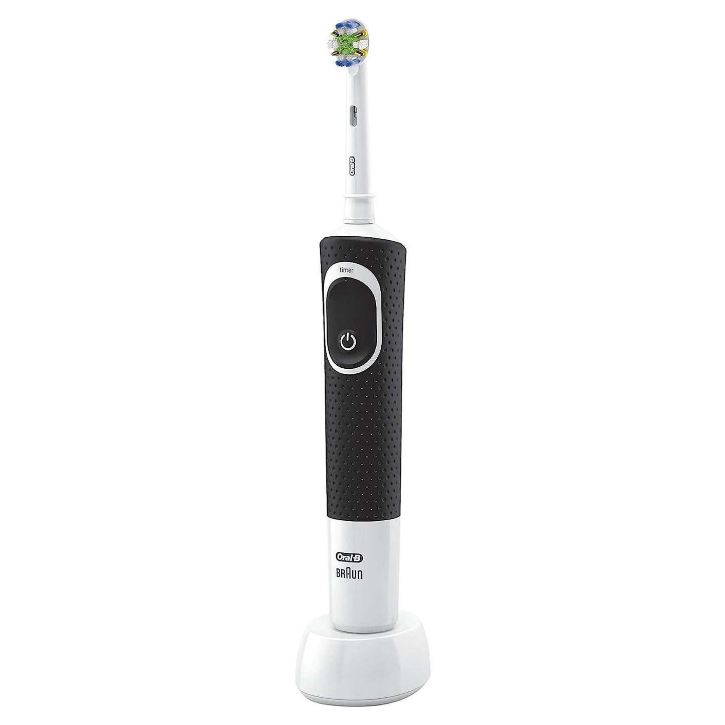 Oral-B Vitality FlossAction Electric Toothbrush with Replacement Brush Head, Black