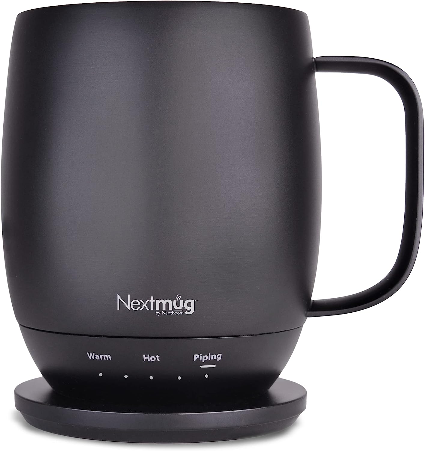 Nextmug - Temperature-Controlled, Self-Heating Coffee Mug (Burgundy - 14 oz.)