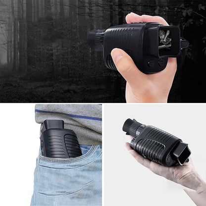 Pilot Pro 8X Infrared Monocular, USB Pilot Pro Handheld 8X Night Vision Camera Monocular, 10x Digital Zoom, Infrared Monoculars with Night Vision for Outdoor