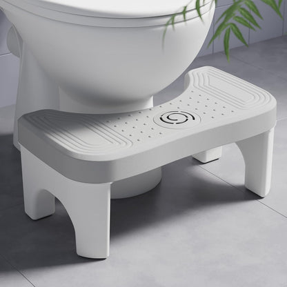 Toilet Stool Squat Adult, 7 Inch Poop Stool Adult, Non-Slip Potty Stool for Adults, Squatting Toilet Stool for Pooping, Pooping Stool for Bathroom, Toilet Step Stool for Kids, Toilet Foot Stool