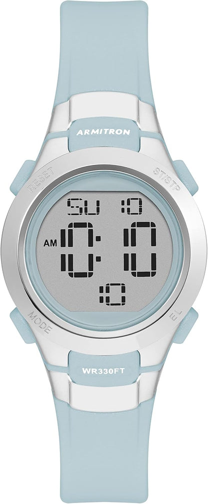 Armitron Sport Women's Digital Chronograph Resin Strap Watch, 45-7102