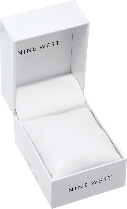 Nine West Women's Crystal Accented Bracelet Watch