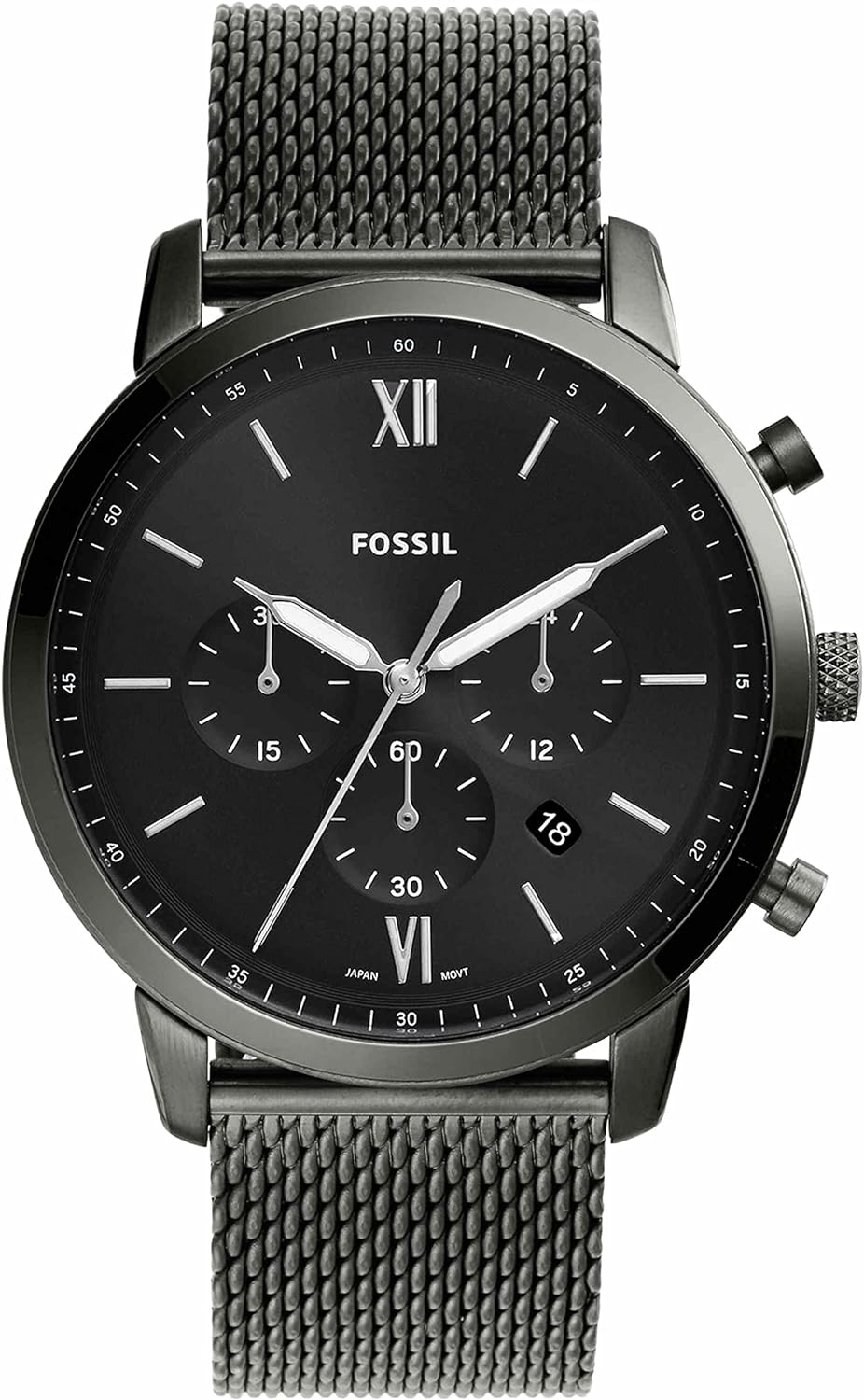 Fossil Neutra Men's Chronograph Watch with Stainless Steel Bracelet or Genuine Leather Band