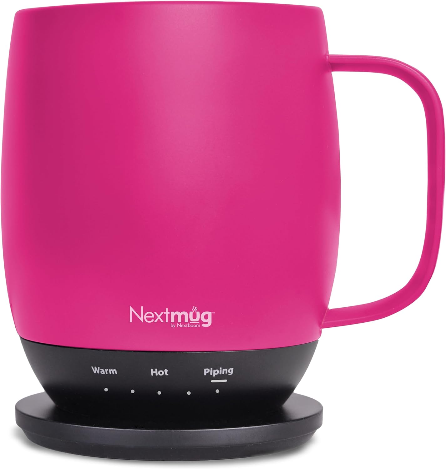 Nextmug - Temperature-Controlled, Self-Heating Coffee Mug (Burgundy - 14 oz.)