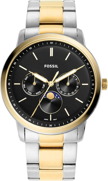 Fossil Neutra Men's Chronograph Watch with Stainless Steel Bracelet or Genuine Leather Band