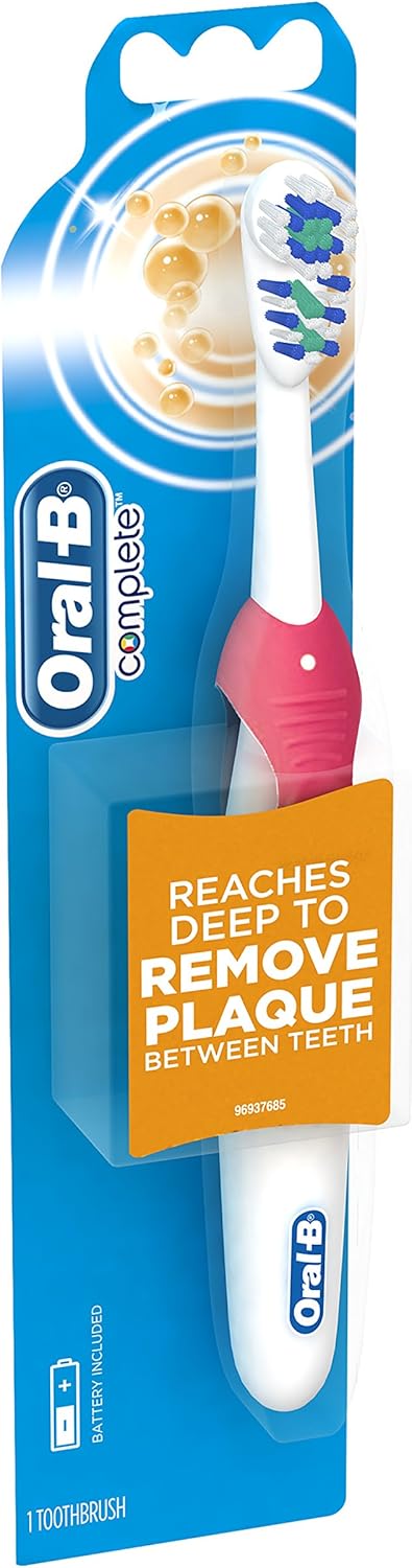 Oral-B Complete Deep Clean Battery Power Electric Toothbrush,1 Count (Color May Vary)