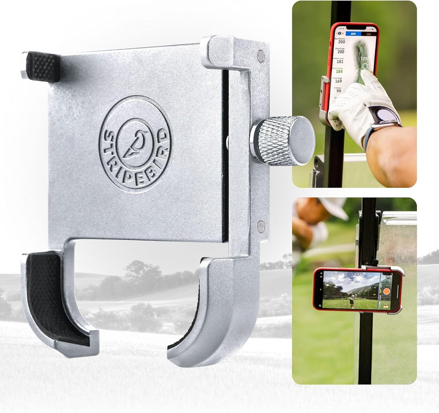 Original Magnetic Golf Cart Phone Holder, Golf Caddy, Coolest Golf Cart Accessories, Cool Golf Gadgets, Slim Smartphone Mount