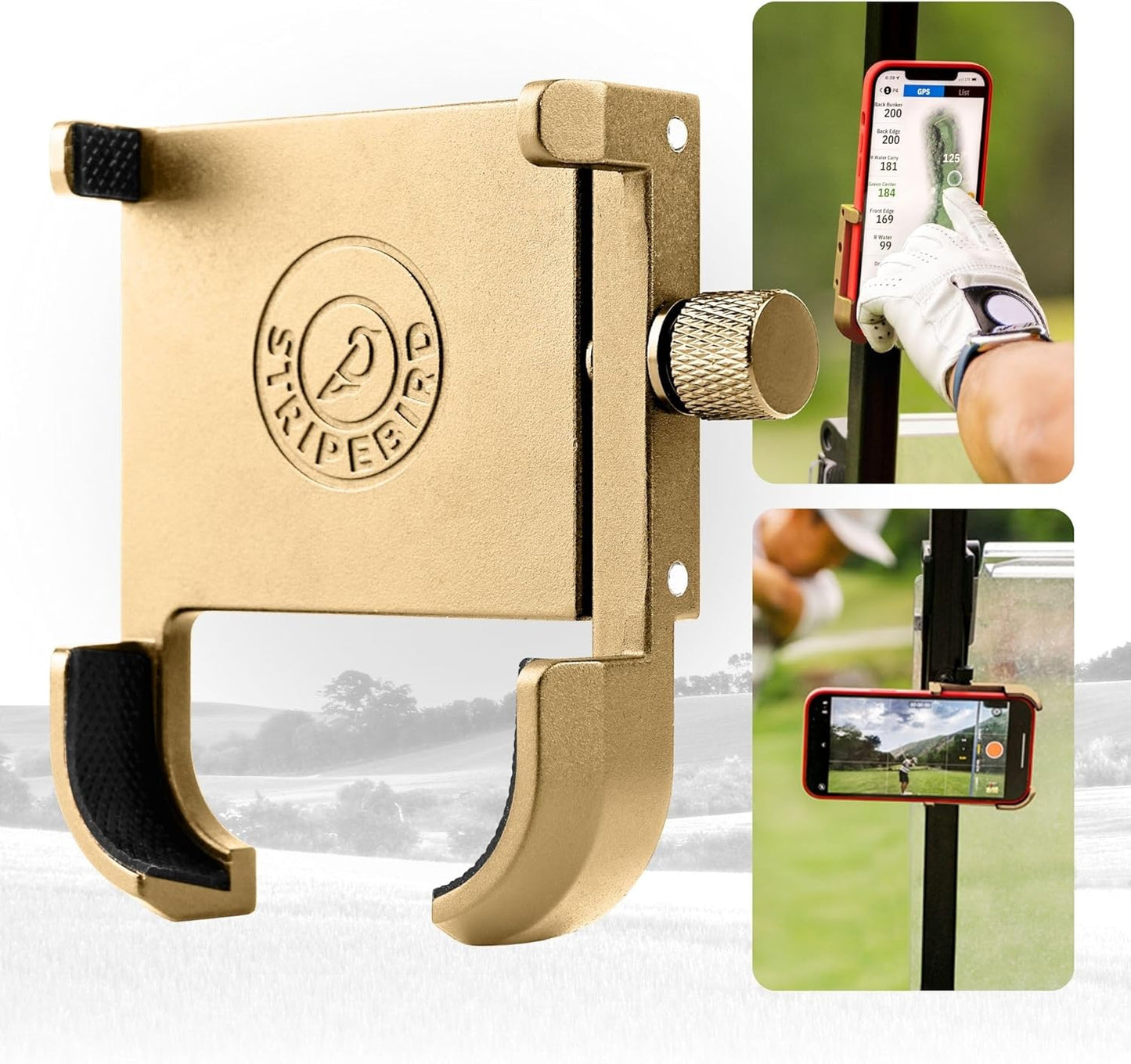 Original Magnetic Golf Cart Phone Holder, Golf Caddy, Coolest Golf Cart Accessories, Cool Golf Gadgets, Slim Smartphone Mount