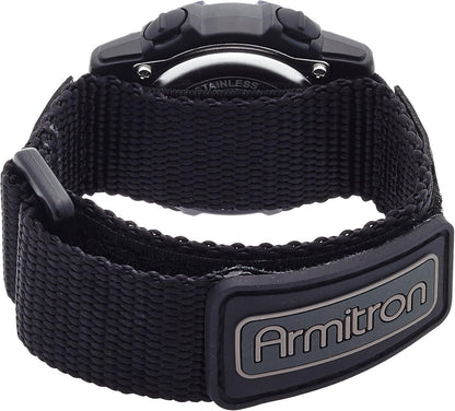 Armitron Sport Unisex Digital Chronograph Nylon Strap Watch, 45-7004