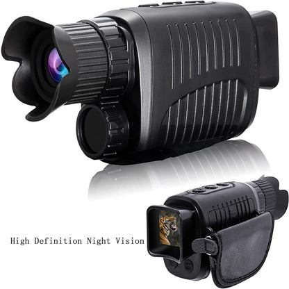 Pilot Pro 8X Infrared Monocular, USB Pilot Pro Handheld 8X Night Vision Camera Monocular, 10x Digital Zoom, Infrared Monoculars with Night Vision for Outdoor